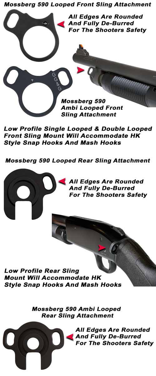 thumbnail image 2 of Ace Case A38 10-Round Padded Shotgun Ammo Sling For Mossberg 500 - Black Nylon 2 of 3