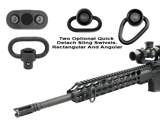 1* Quick Release QD Sling Swivel Attachment Rail Mount Adapter For Gun Rifle New