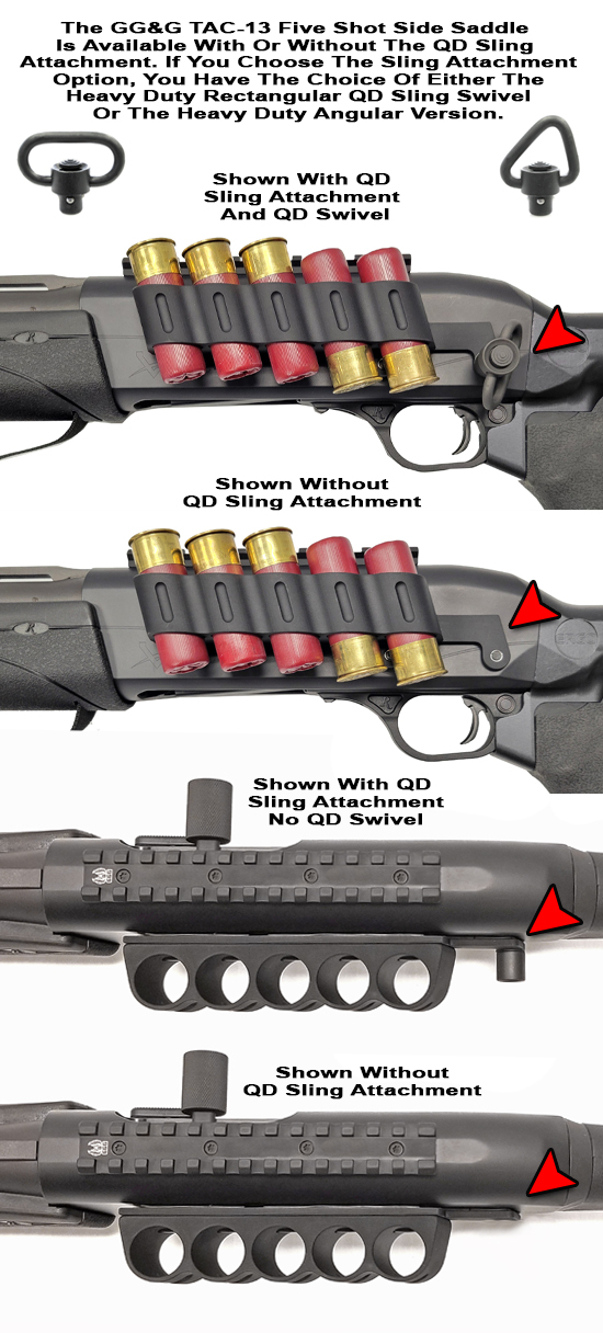 thumbnail interactive-video image 1 of Trinity Black Anodized Scope Mount For Remington 870 Saddle – Includes 5-Round Shell Holder, 12 Gauge 1 of 6
