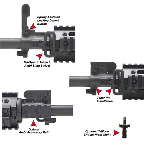 Flip Up Front Sight, Taper Pin Version