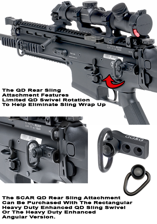 SCAR Quick Detach Rear Sling Attachment