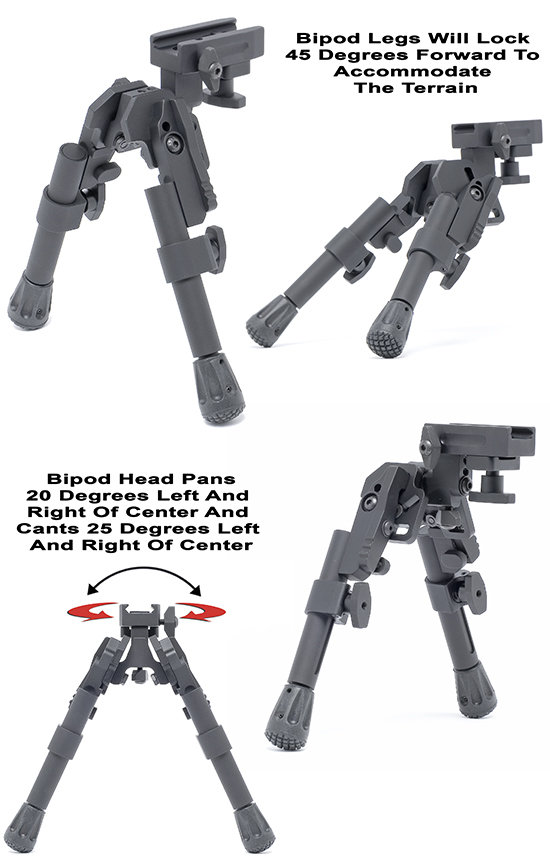 XDS2C Tactical Rifle BipodAR15 Rifle BipodGG&G Tactical Accessories