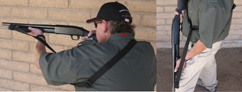 Mossberg 590 Fixed Stock,<br/> Tri-Glide Front Sling