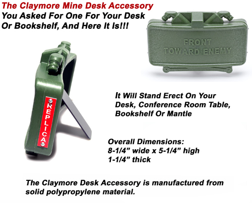 Claymore Mine Desk Accessory