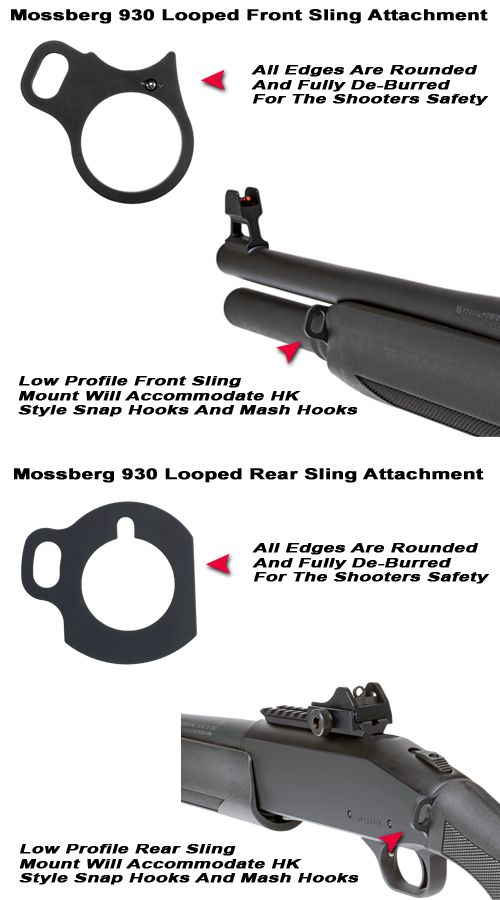 Mossberg 930 Front And Rear Looped Sling Attachments
