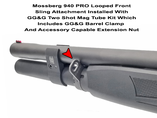 Mossberg 940 PRO Looped Front Sling Attachment With GG&G Mag Tube
