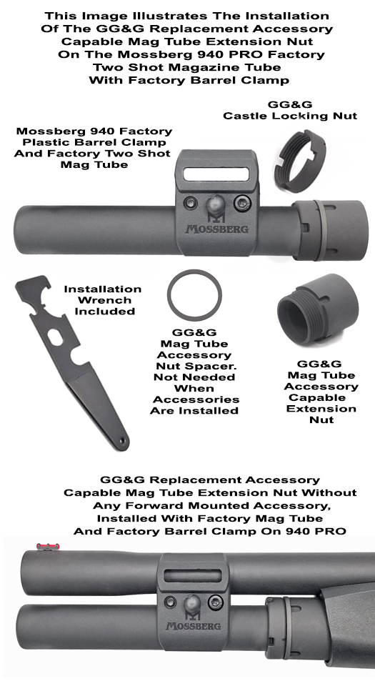 Mossberg 940 PRO Raplacement Accessory Capable Extension Nut