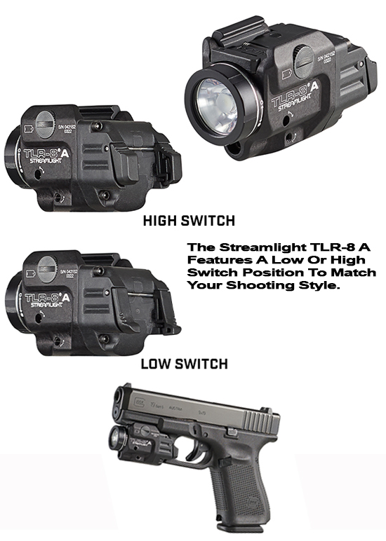 STREAMLIGHT TLR-8A Weapon Light With Red Laser