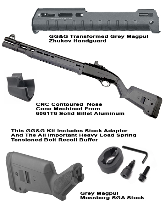Beretta 1301 Grey Zhukov Handguard  & Grey Stock Package