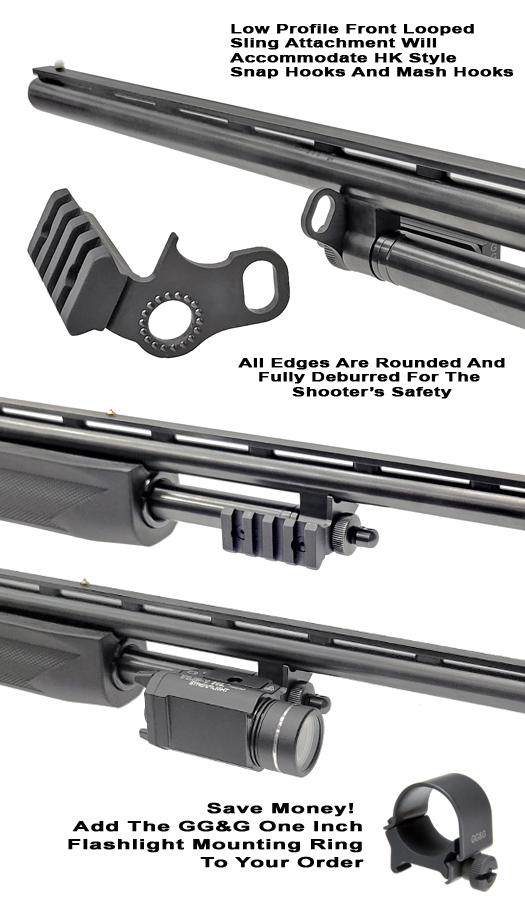Mossberg 500 .410 Looped Sling And Light Mount