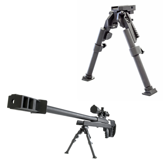 LCB-3 Heavy Duty Tactical Bipod (Large Caliber Bipod)