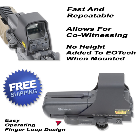 EOTech Scope Accucam Quick Detach Mounting System For The 511, 512, 551 And 552 Red Dot Scope