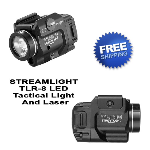 STREAMLIGHT TLR-8 Tactical Weapon Light With Laser