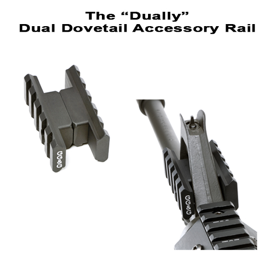 The "Dually" Dual Rail Front Sight Accessory Mount
