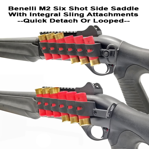 Benelli M2 Side Saddle With Sling Attachment