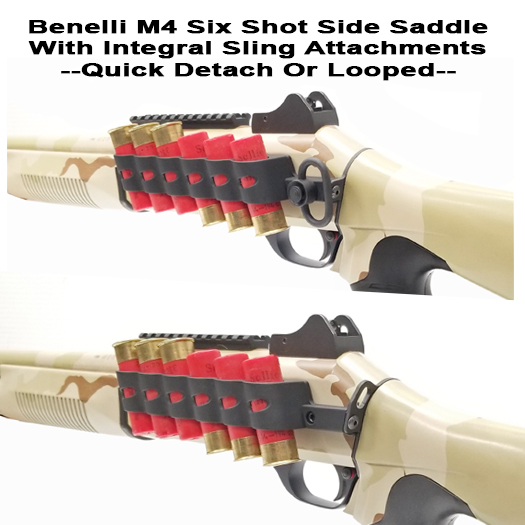 Benelli M4 Side Saddle With Sling Attachment