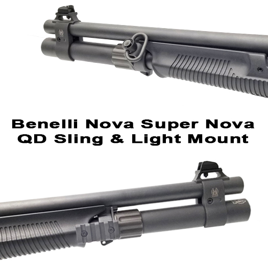 Benelli Nova SuperNova Quick Detach Sling And Flashlight Mount