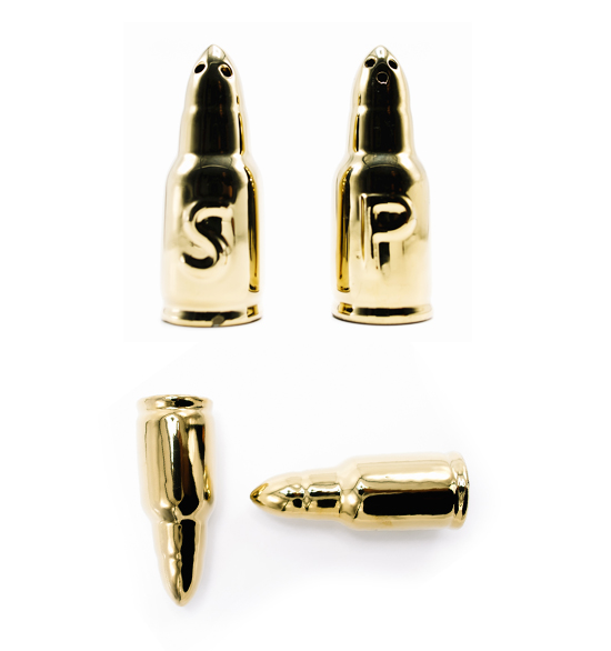 Bullet Salt & Pepper Shakers