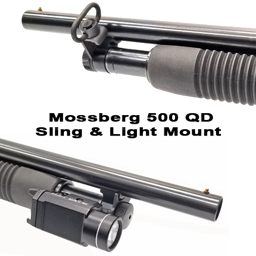 Mossberg 500 Quick Detach Sling And Flashlight Mount