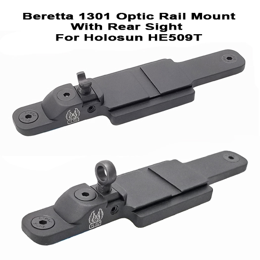 Beretta 1301 Optic Rail Mount For The Holosun HE509T Red Dot Reflex Sight