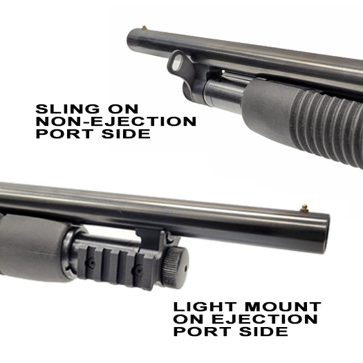 Mossberg 500 Sling And Light Mount Split Version