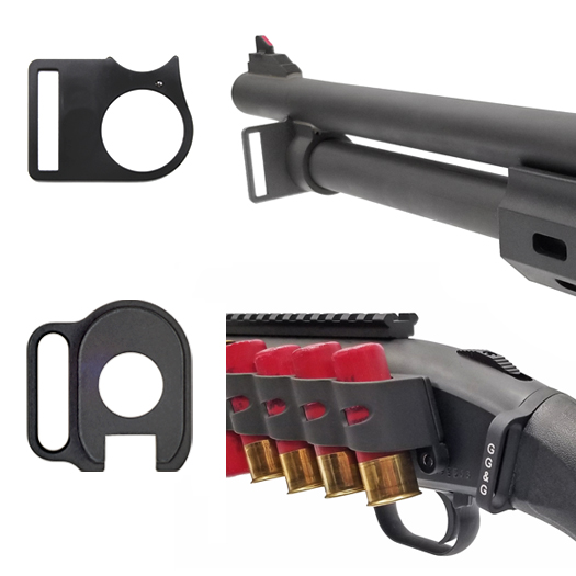 Mossberg 590A1 Front And Rear Sling Attachments