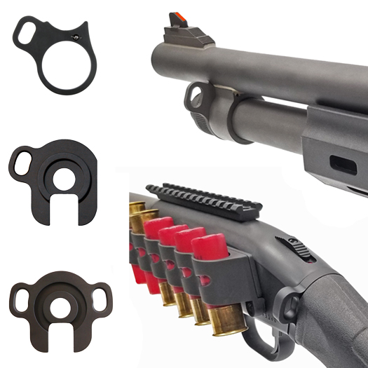 Mossberg 590A1 Front And Rrear Looped Sling Attachments