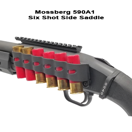 Mossberg 590A1 Side Saddle and 500 Side Saddle Shell Holder 6 Shot