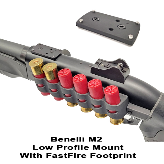 Benelli M2 Red Dot Scope Mount- FastFire 3 and 4 Footprint