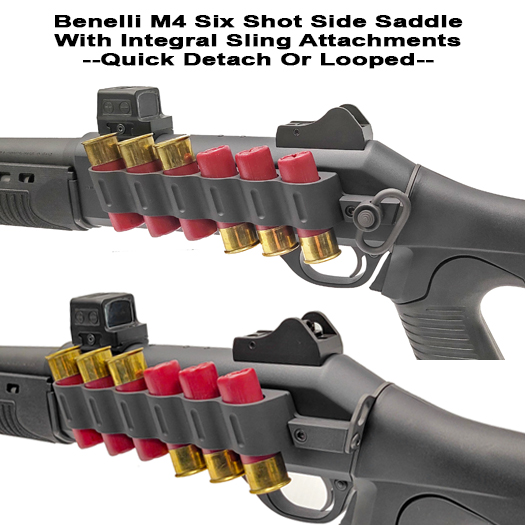 Benelli M4 Side Saddle With Sling Attachment
