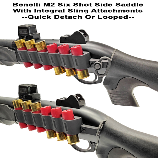 Benelli M2 Side Saddle With Sling Attachment