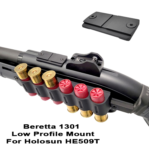 Beretta 1301 Low Profile Optic Mount For Holosun HE509T Red Dot