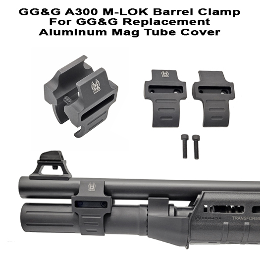 Beretta A300 M-LOK Barrel Clamp For The GGG Replacement Mag Tube Cover