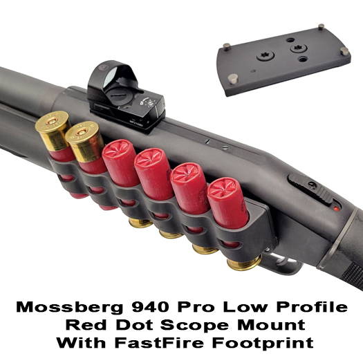 Mossberg 940 PRO Red Dot Scope Mount- FastFire 3 and 4 Footprint