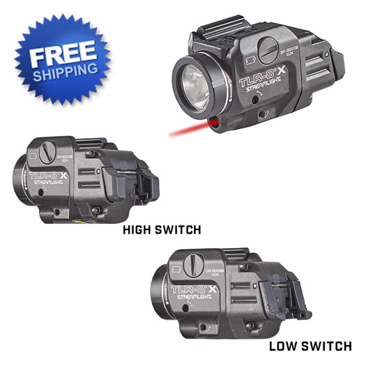 STREAMLIGHT TLR-8 X Weapon Light With Red Laser