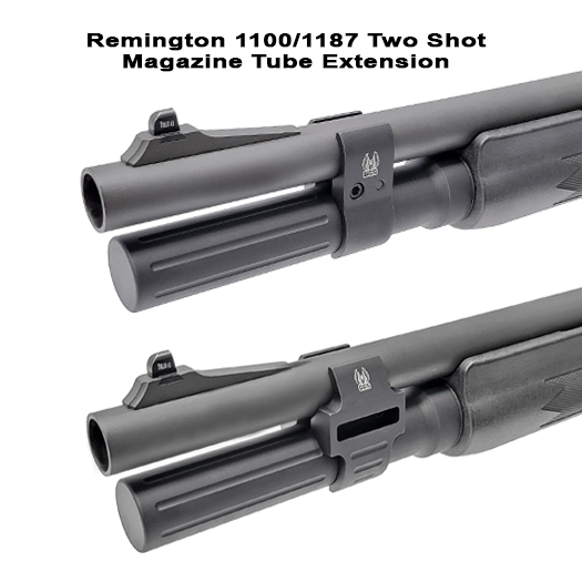 Remington 1100/1187 2-Shot Magazine Tube Extensions
