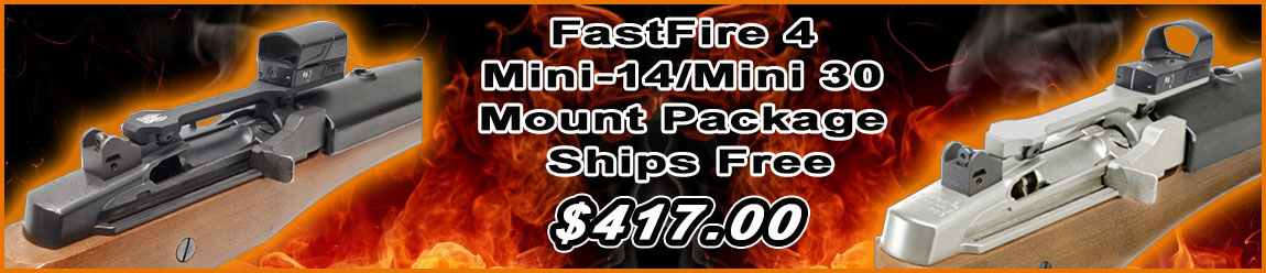 FastFire 4 With Mini-14/Mini-30 Red Dot Mount