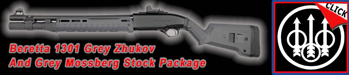 Beretta 1301 Grey Zhukov & Mossberg Stock Package