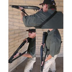 Mossberg 590 Sling Fixed Stock, Tri-Glide Front Sling