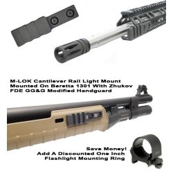 M-LOK Cantilever Rail Light Mount