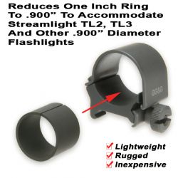 .900" Flashlight Mounting Ring Reducer