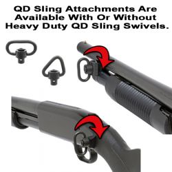 Mossberg 500 Quick Detach Front And Rear Sling Attachments
