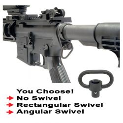 AR-15 QD Receiver End Plate With Enhanced QD Sling Swivel