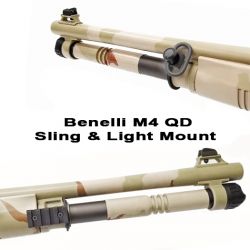 Benelli M4 Quick Detach Sling And Flashlight Mount