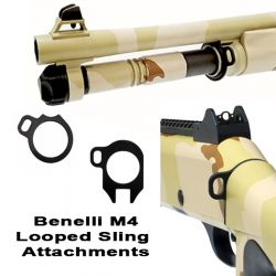 Benelli M4 Front And Rear Looped Sling Attachments