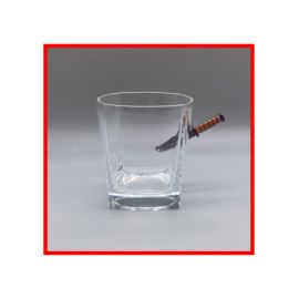 Last Man Standing USMC Knife Whiskey Glass