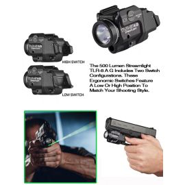 STREAMLIGHT TLR-8AG Weapon Light With Green Laser