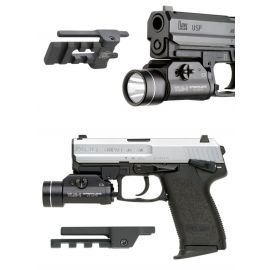 HK USP Picatinny Rail Flashlight And Laser Mounts