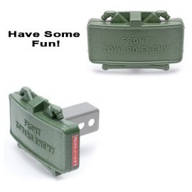 Claymore Mine Trailer Hitch Cover