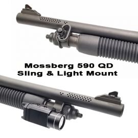 Mossberg 590 Quick Detach Sling And Flashlight Mount